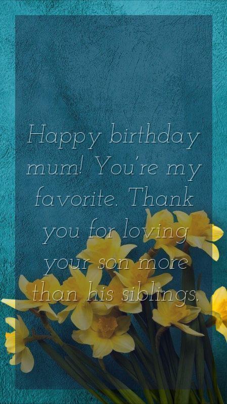 ShortHappy Birthday Wishes for Mom